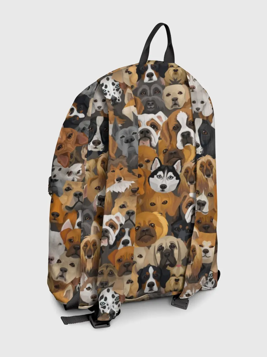 Рюкзак джинсовый / Собаки