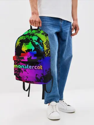 Рюкзак джинсовый / Monstercat
