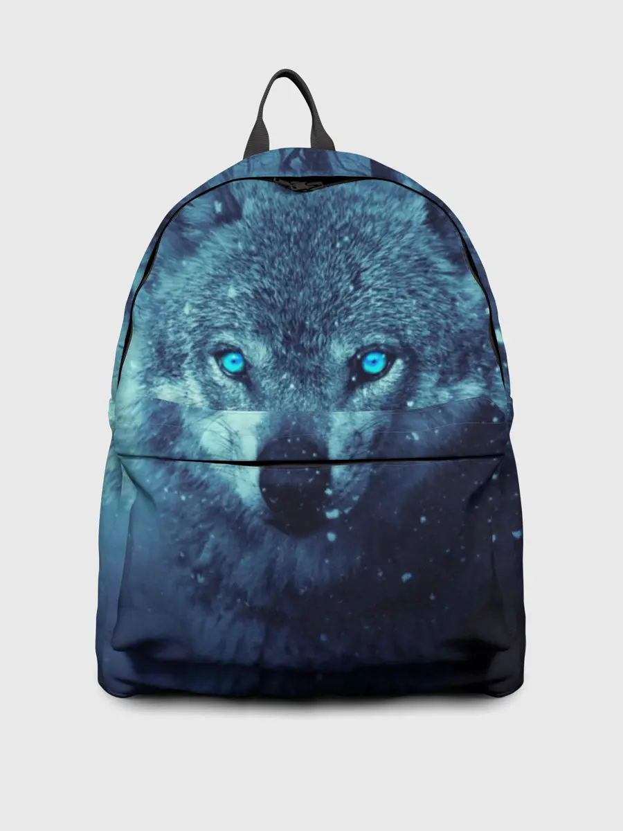 Рюкзак джинсовый / Волк