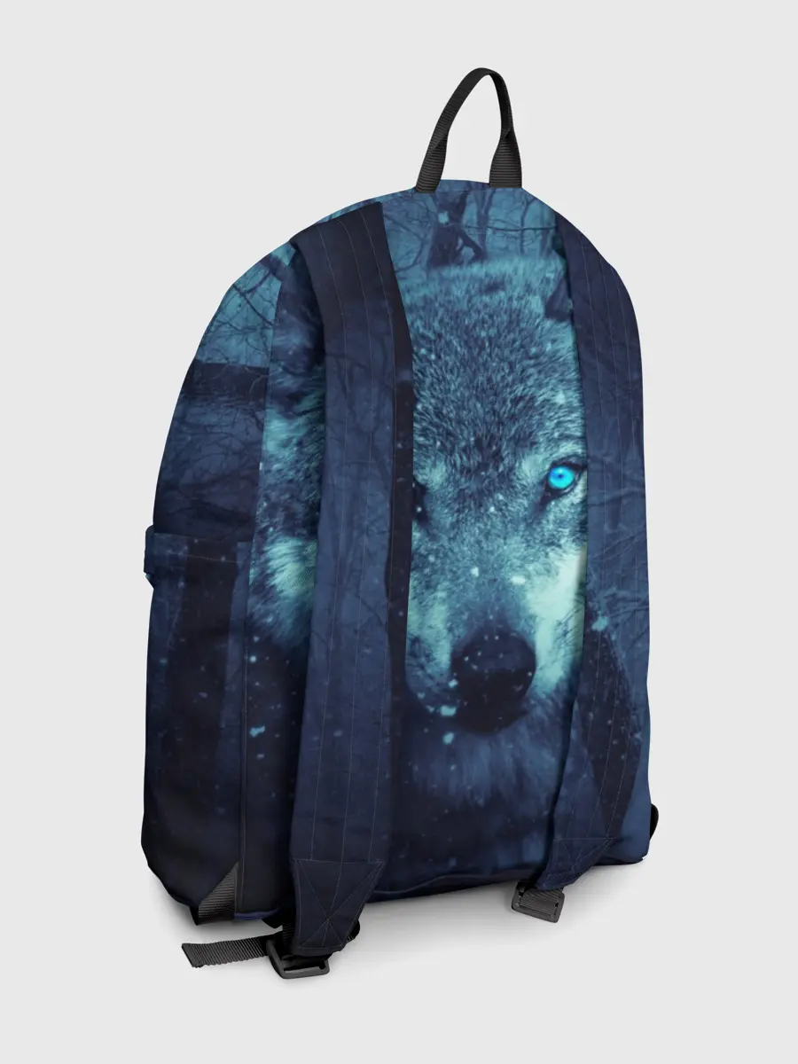 Рюкзак джинсовый / Волк