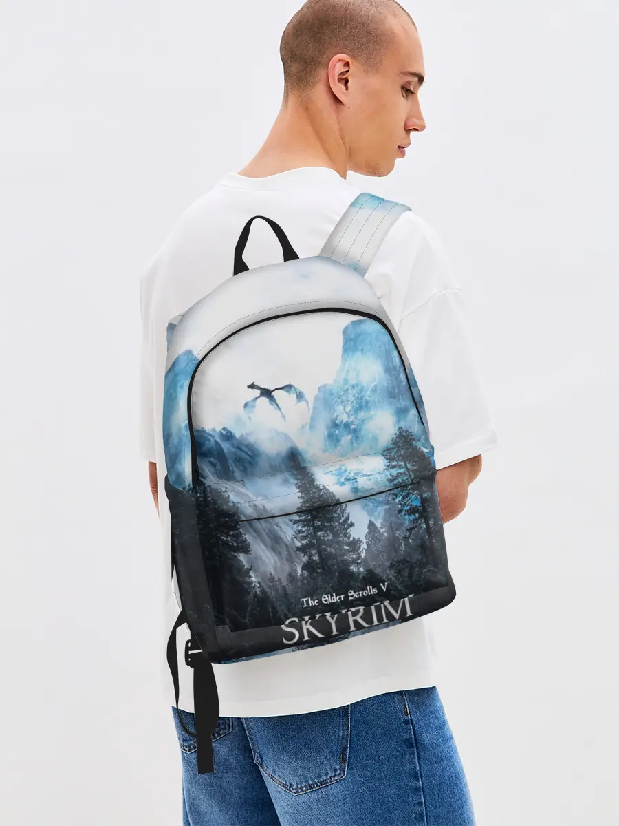 Рюкзак джинсовый / Skyrim