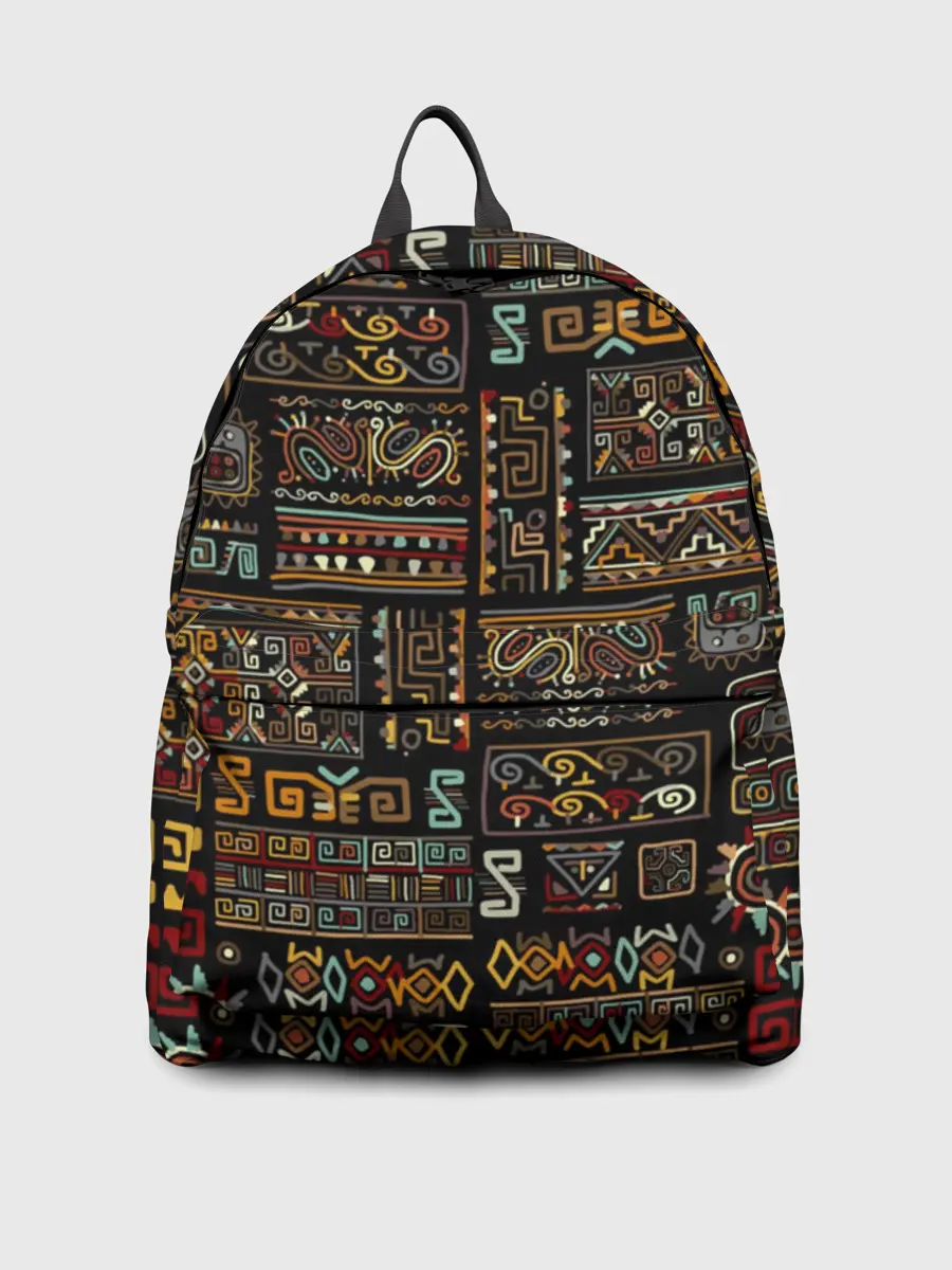 Рюкзак джинсовый / Этнический орнамент