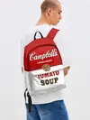 Рюкзак джинсовый / Банка с супом Кэмпбелл