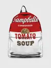 Рюкзак джинсовый / Банка с супом Кэмпбелл