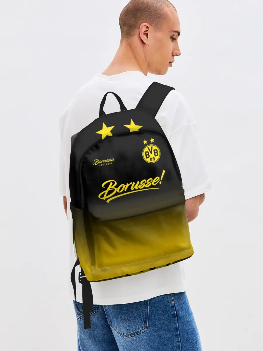 Рюкзак джинсовый / Боруссия Дортмунд