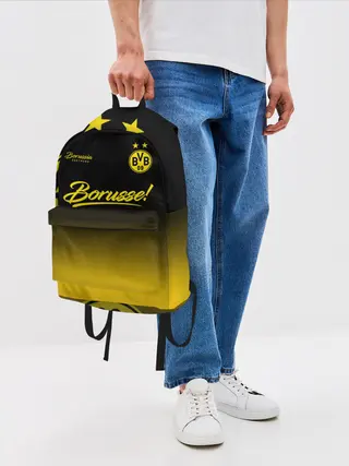 Рюкзак джинсовый / Боруссия Дортмунд