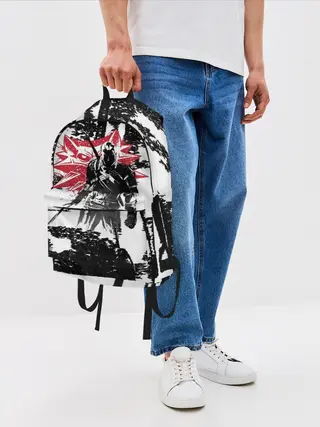 Рюкзак джинсовый / Ведьмак