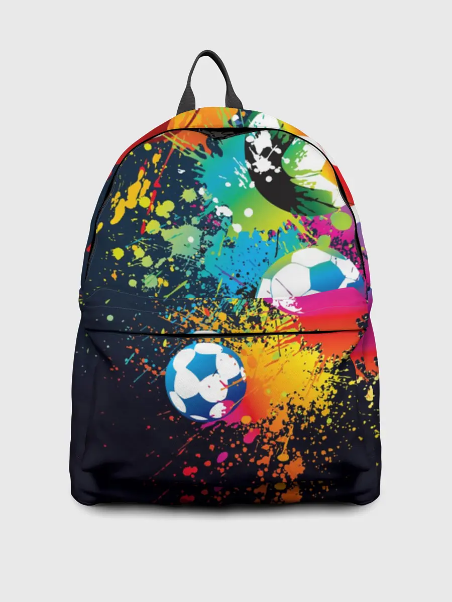 Рюкзак джинсовый / Футбольные мячи