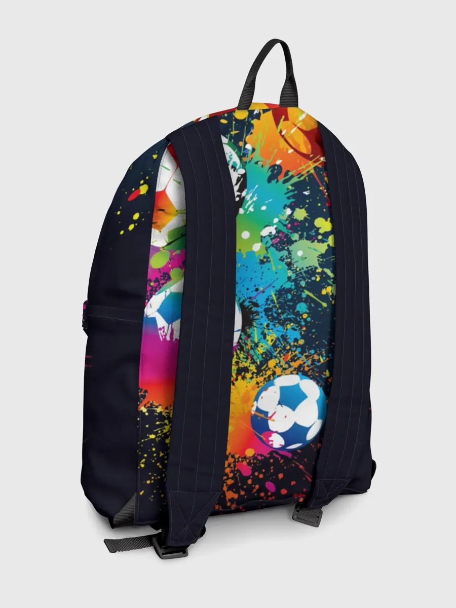 Рюкзак джинсовый / Футбольные мячи