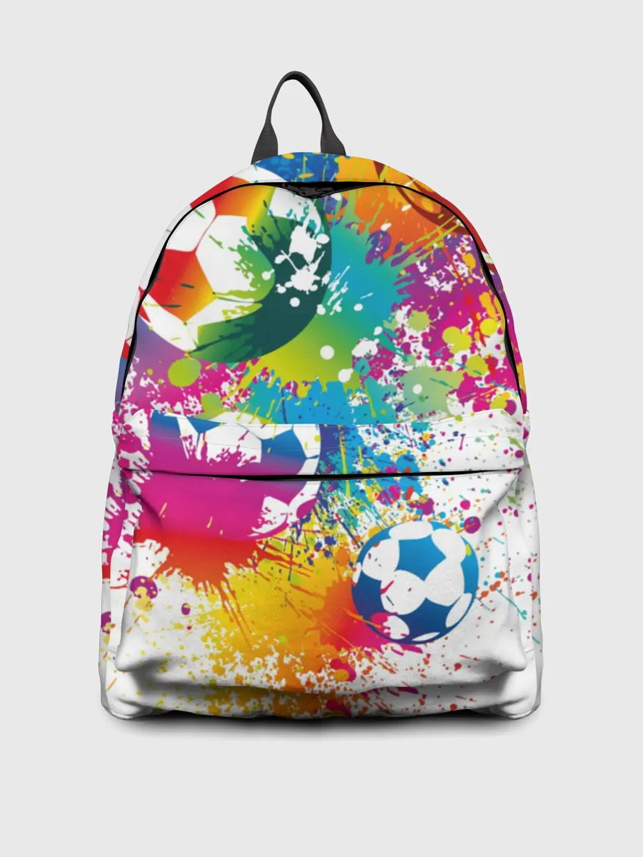 Рюкзак джинсовый / Футбольные мячи