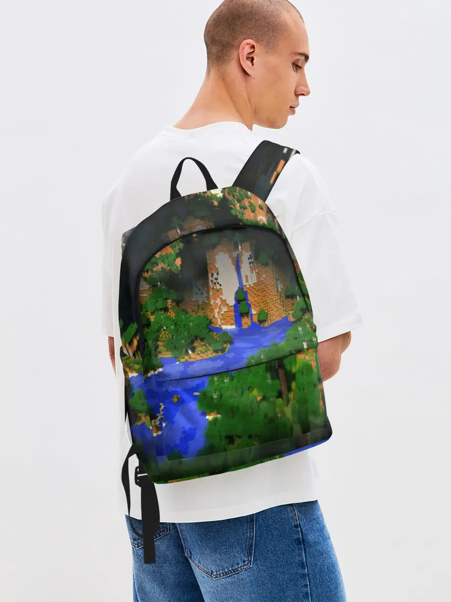 Рюкзак джинсовый / Minecraft