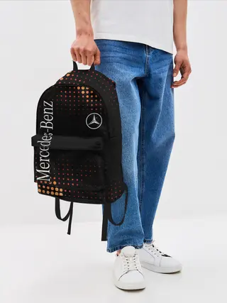 Рюкзак джинсовый / Mercedes