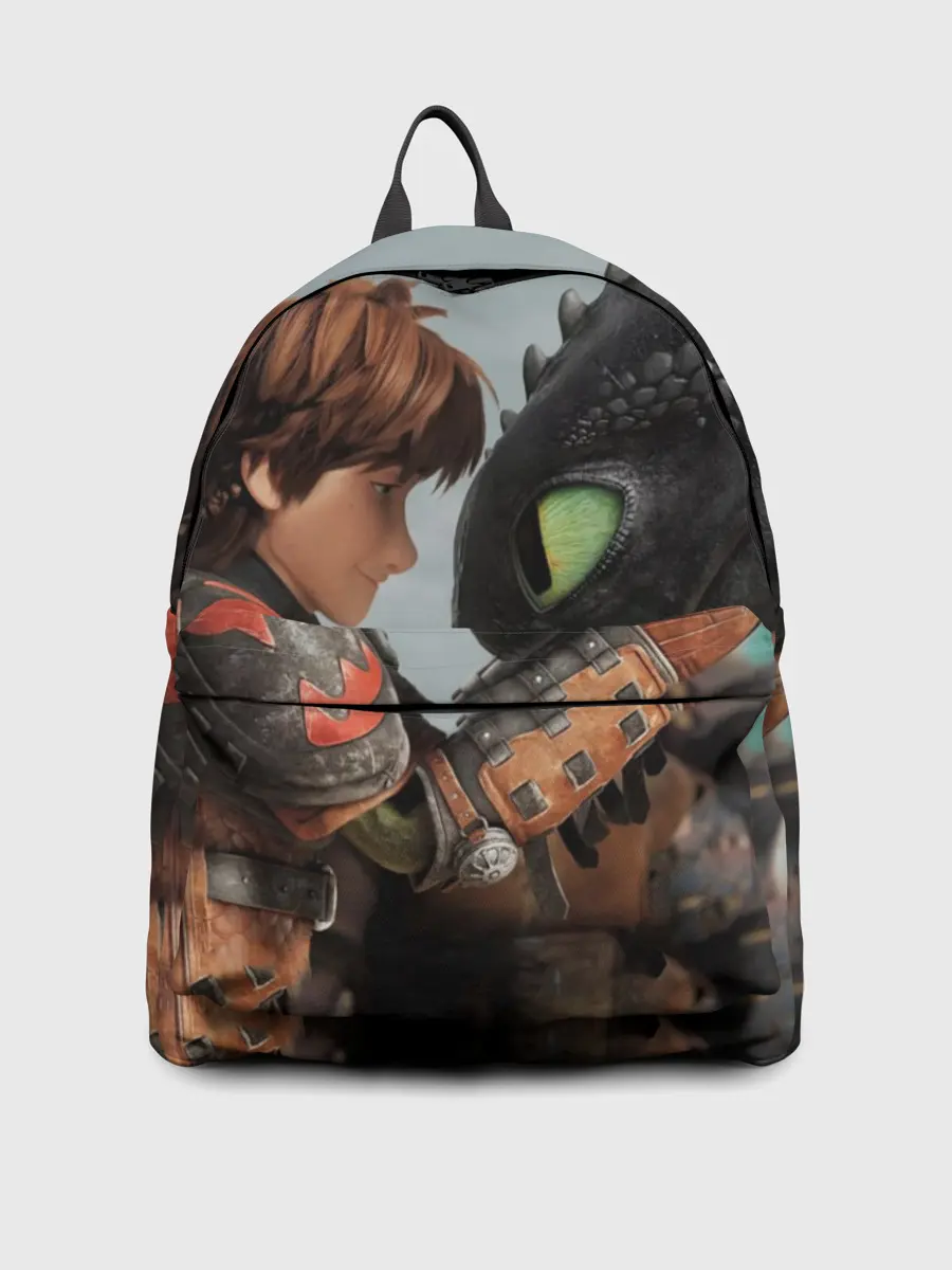 Рюкзак джинсовый / Как приручить дракона