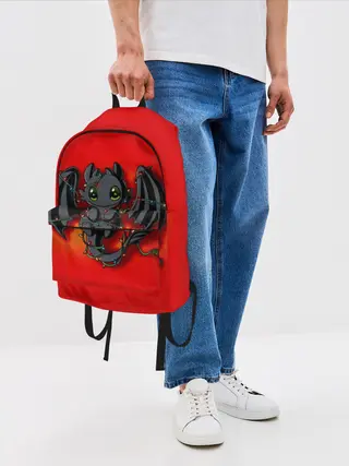 Рюкзак джинсовый / Night Fury