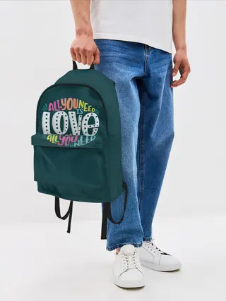 Рюкзак джинсовый / All You Need is Love