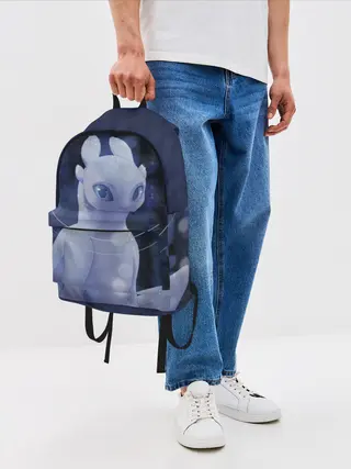 Рюкзак джинсовый / Как приручить дракона