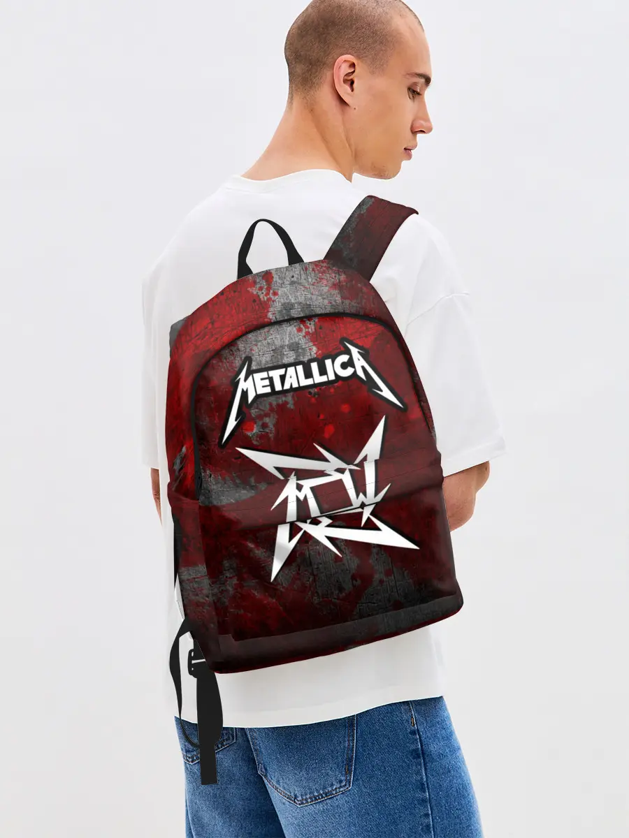 Рюкзак джинсовый / METALLICA