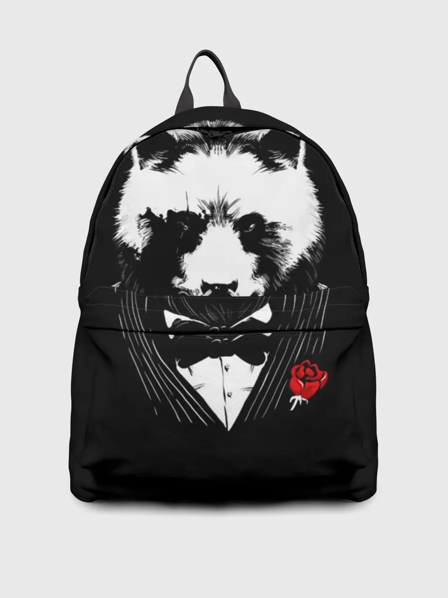 Рюкзак джинсовый / Медведь авторитет