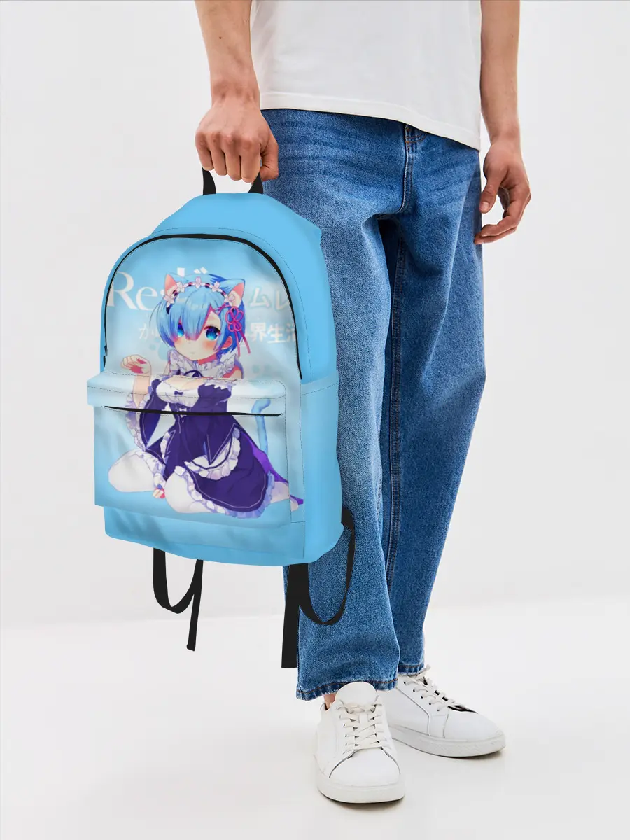 Рюкзак джинсовый / Re:Zero. Рем