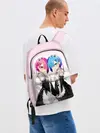 Рюкзак джинсовый / Re:Zero. Рем и Рам