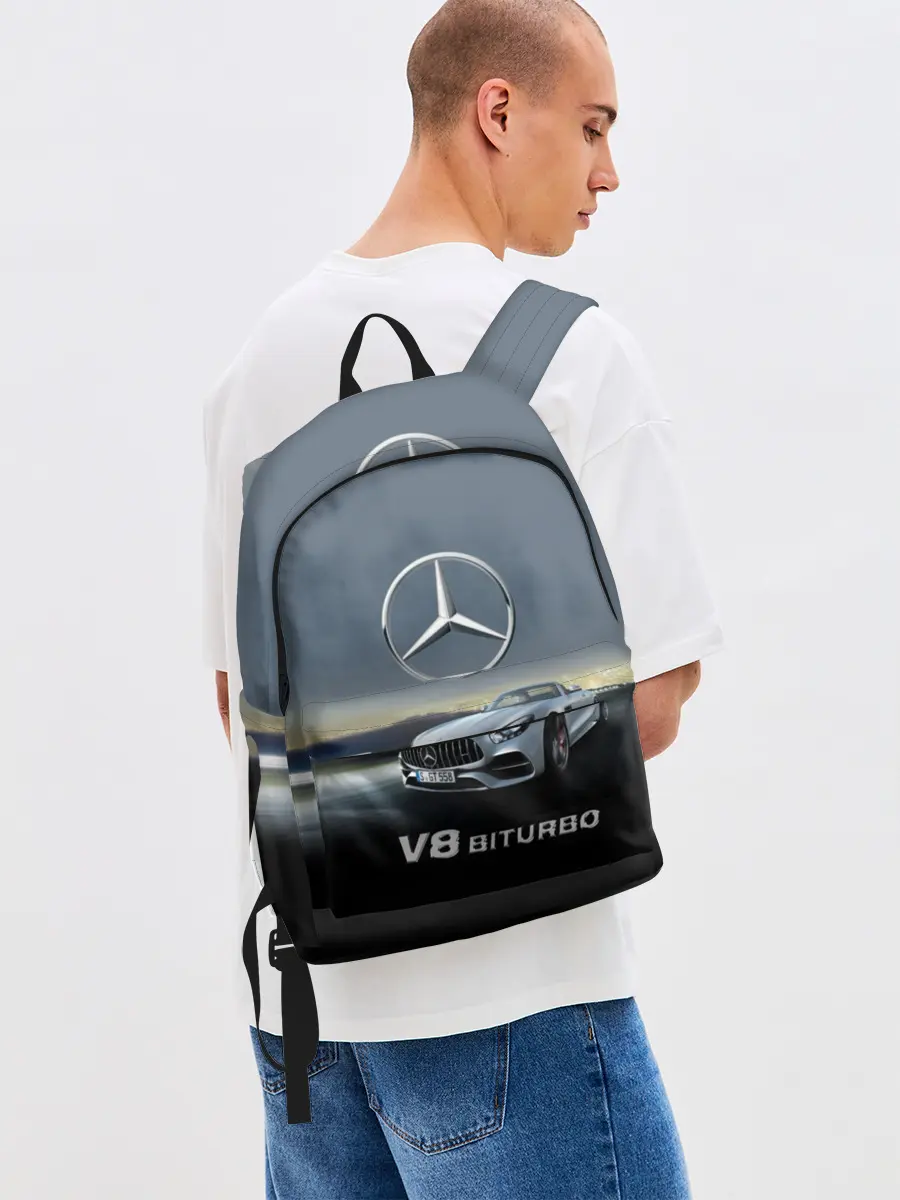 Рюкзак джинсовый / V8 Biturbo