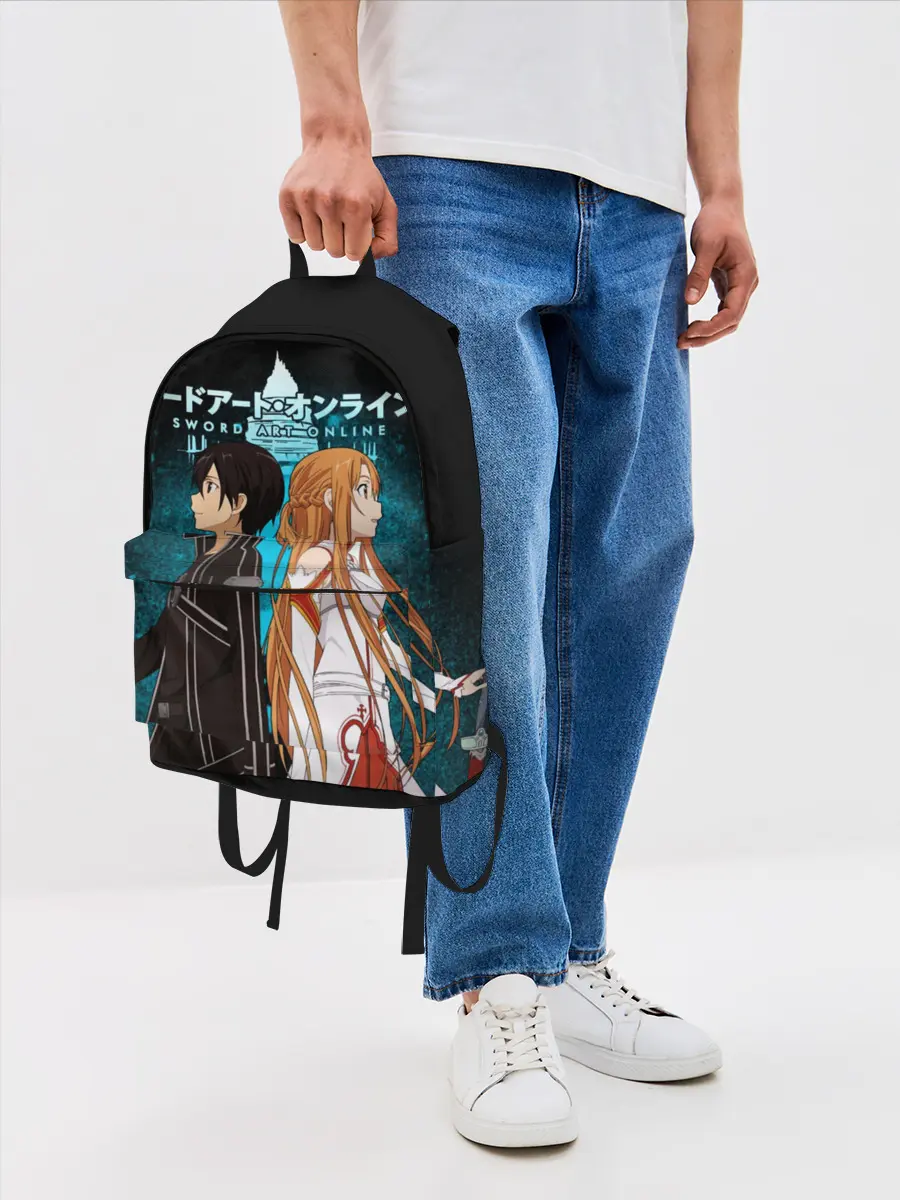 Рюкзак джинсовый / Мастера меча онлайн