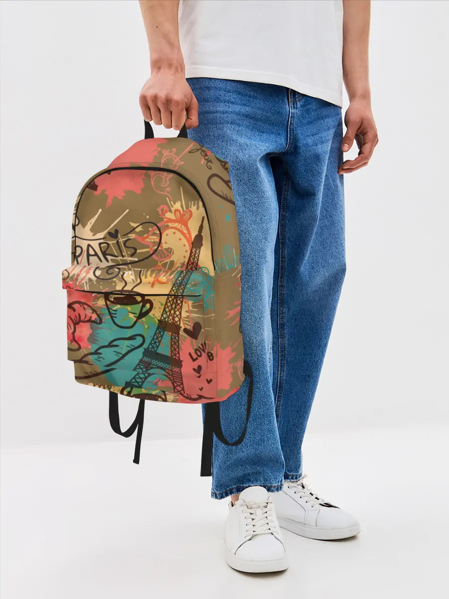 Рюкзак джинсовый / Париж