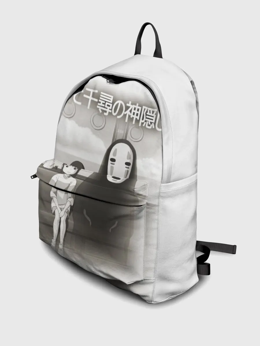 Рюкзак джинсовый / Тихиро и Каонаси в поезде