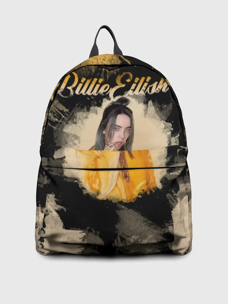 Рюкзак джинсовый / Billie Eilish Акварель