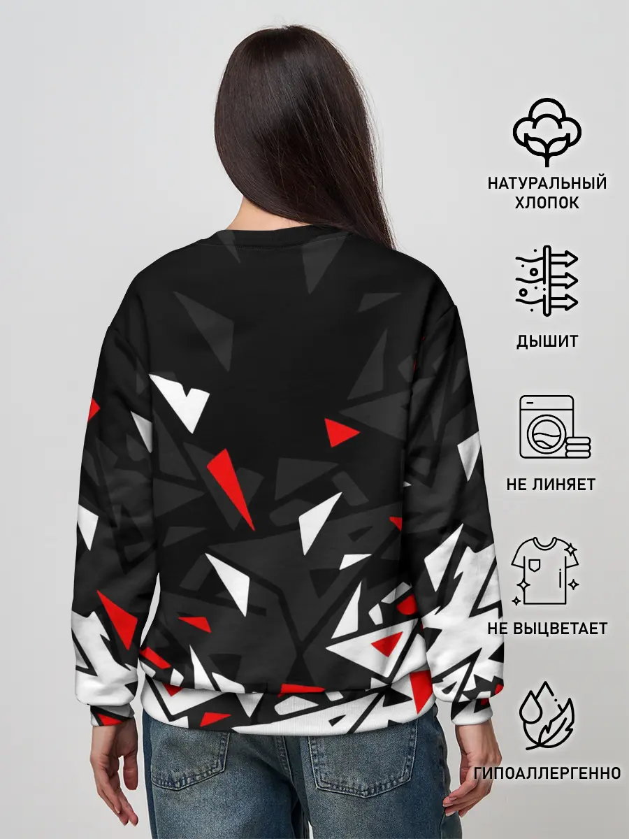 Женский свитшот / NISSAN / НИССАН / ОСКОЛКИ