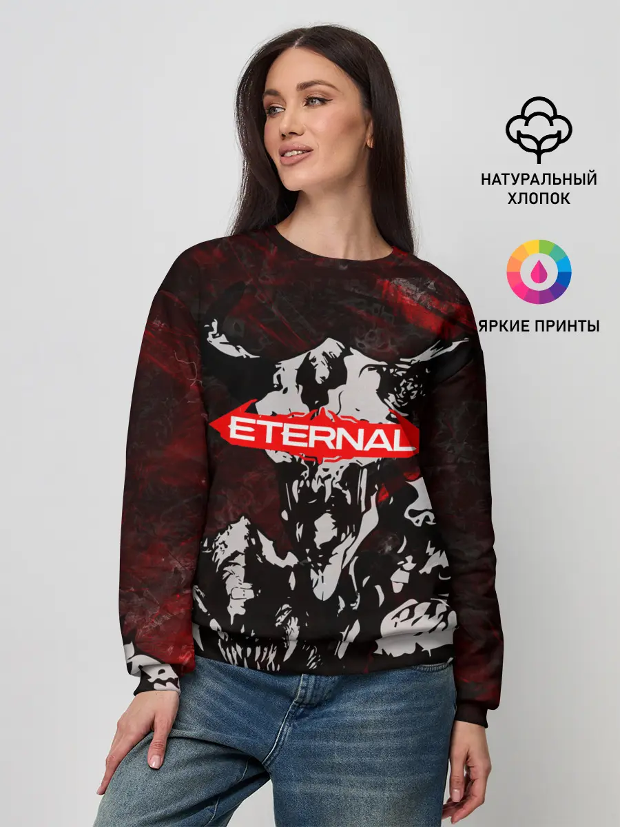 Женский свитшот / DOOM ETERNAL DEMONS