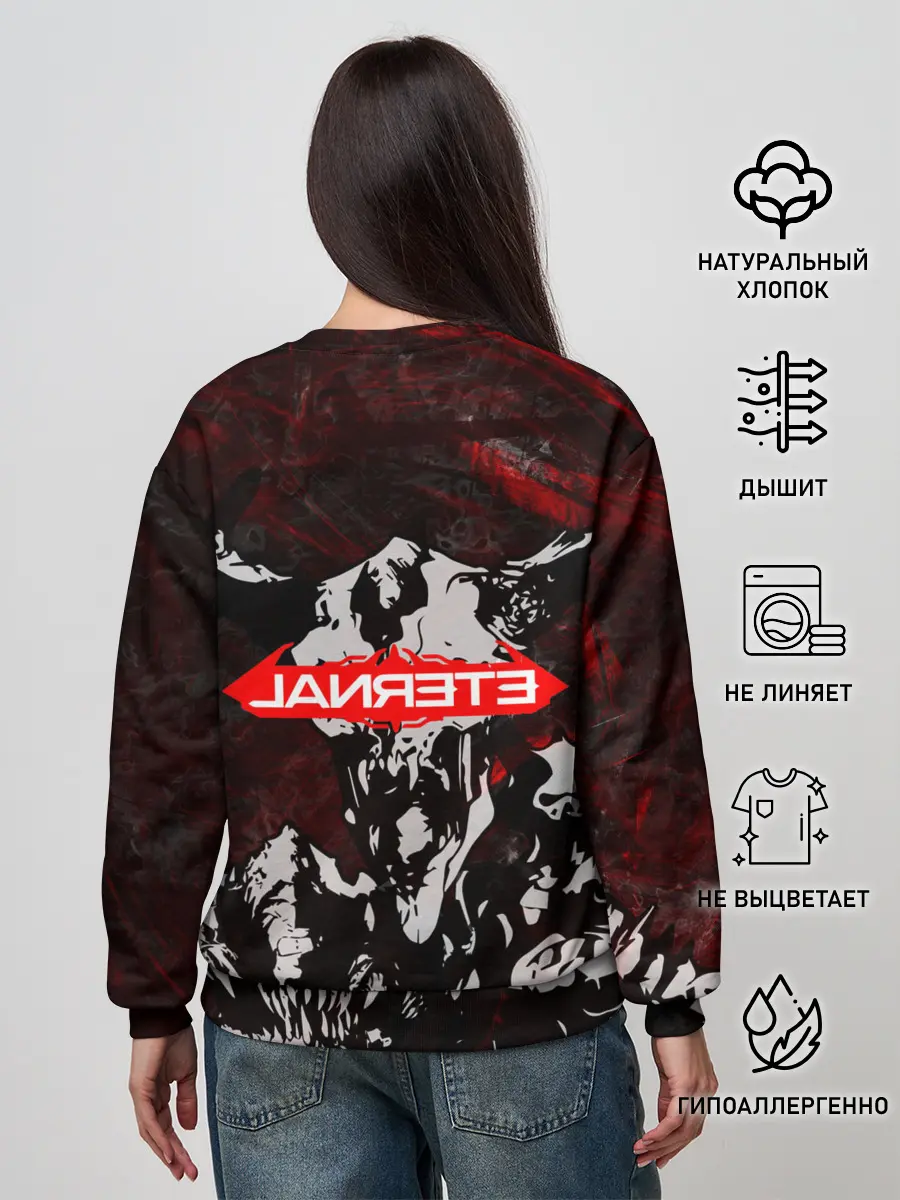 Женский свитшот / DOOM ETERNAL DEMONS