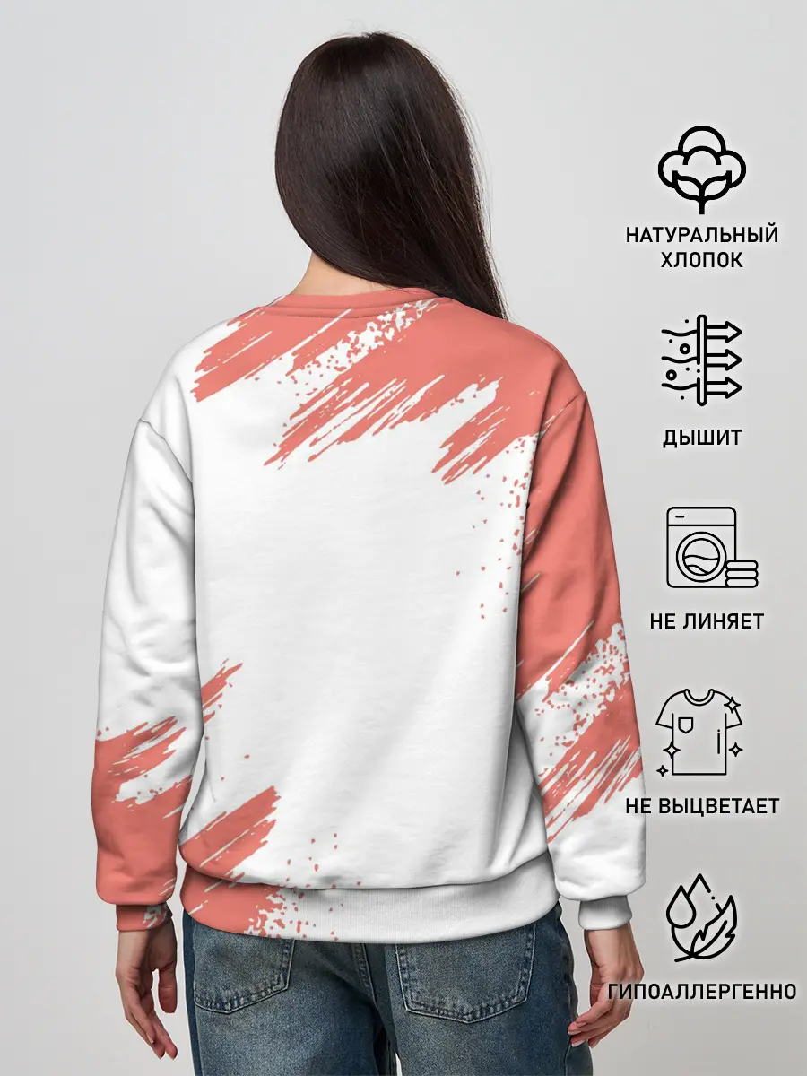 Женский свитшот / ЧЕРЕПАШКИ НИНДЗЯ - РАФАЭЛЬ