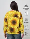 Женский свитшот / Подсолнухи в поле
