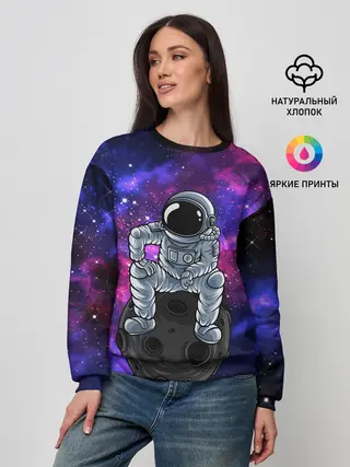 Женский свитшот / Distant galaxy