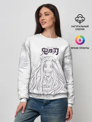 Женский свитшот / Незуко Камадо Kimetsu no Yaiba