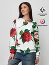 Женский свитшот / Розы