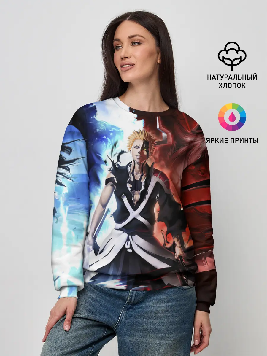 Женский свитшот / Bleach Ichigo Kurosaki