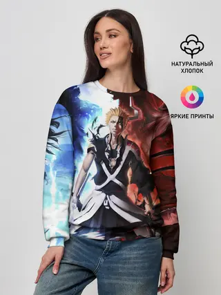 Женский свитшот / Bleach Ichigo Kurosaki