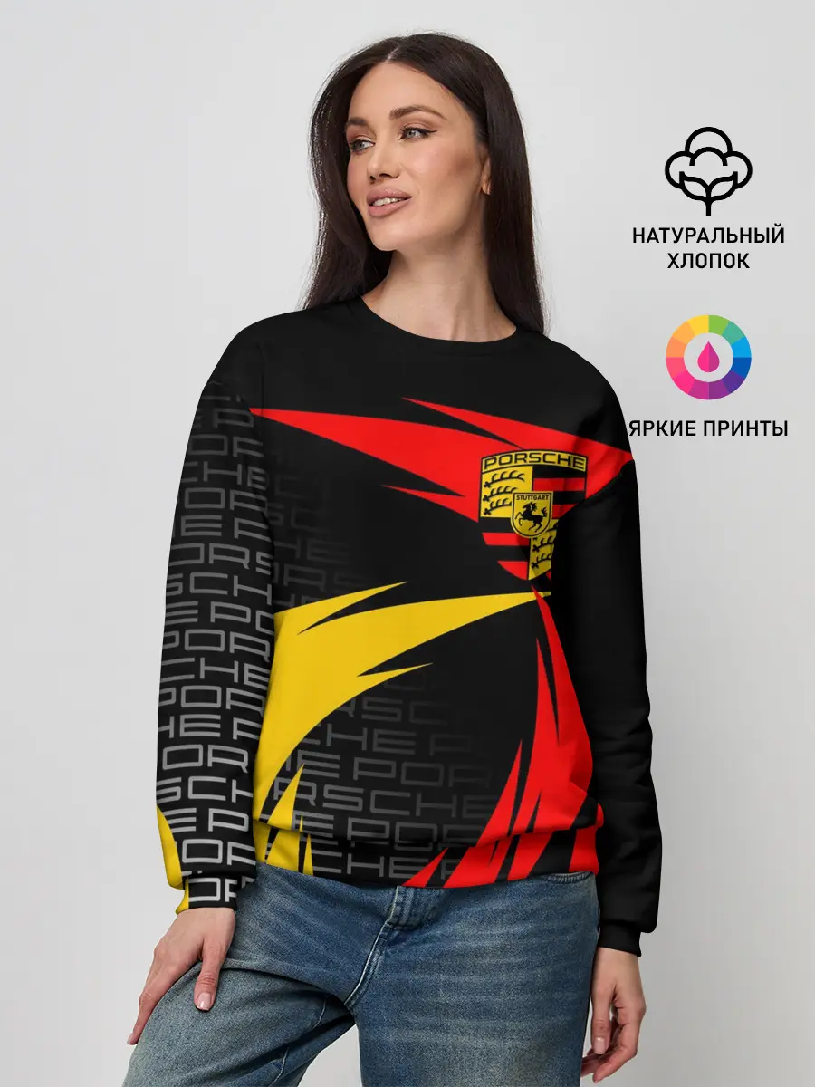 Женский свитшот / PORSCHE / ПОРШ / СПОРТ