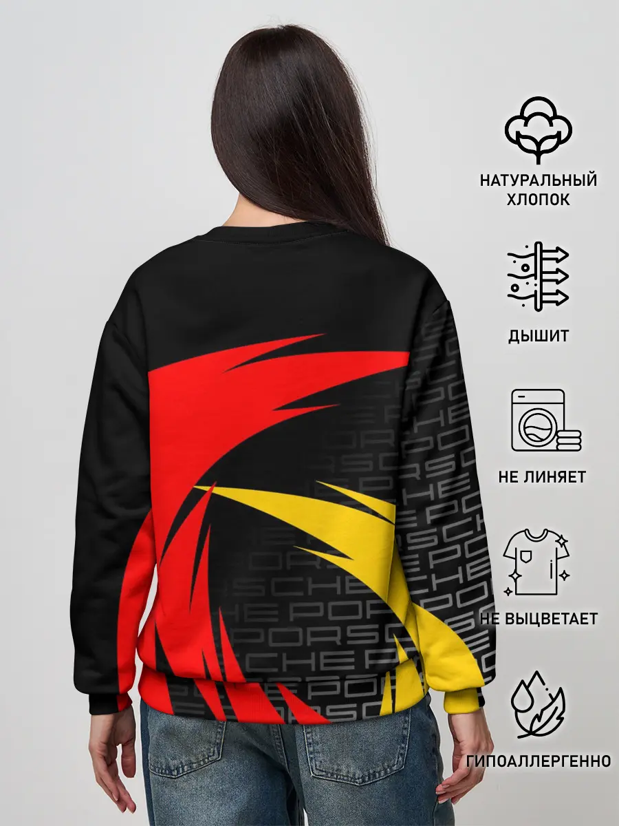 Женский свитшот / PORSCHE / ПОРШ / СПОРТ