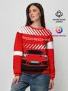 Женский свитшот / PORSCHE / ПОРШЕ / RED STYLE