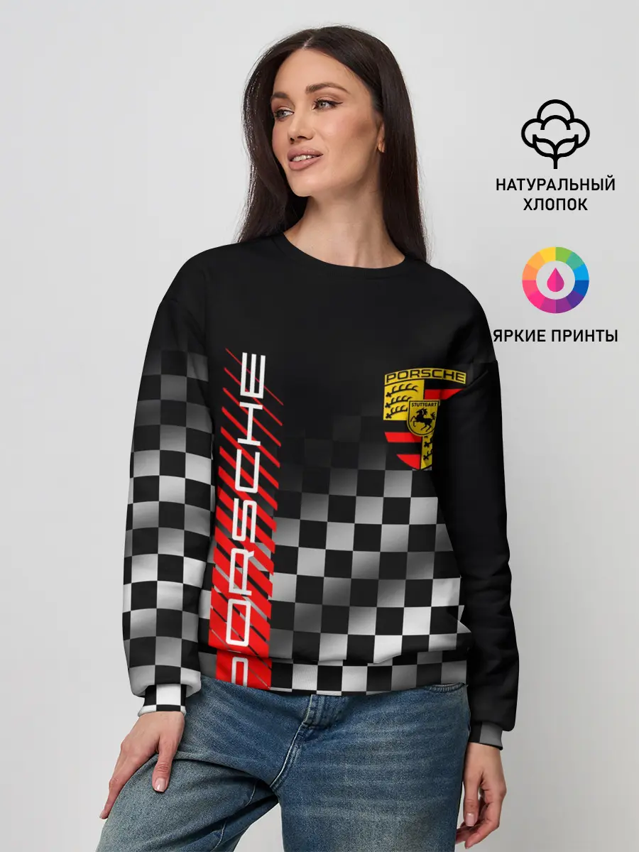 Женский свитшот / PORSCHE / ПОРШЕ / ФИНИШ