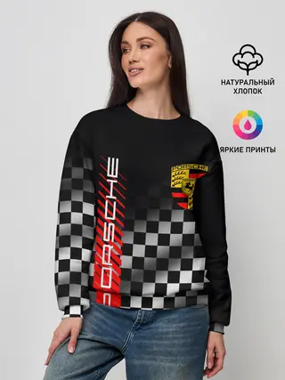 Женский свитшот / PORSCHE / ПОРШЕ / ФИНИШ