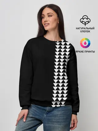 Женский свитшот / Джейсон Момоа тату узор