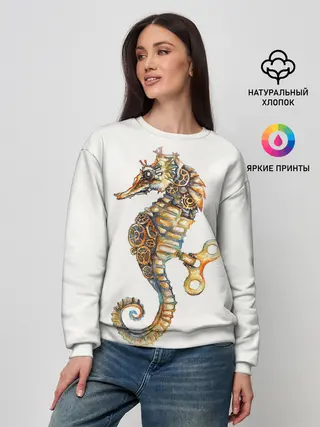 Женский свитшот / Морской конёк