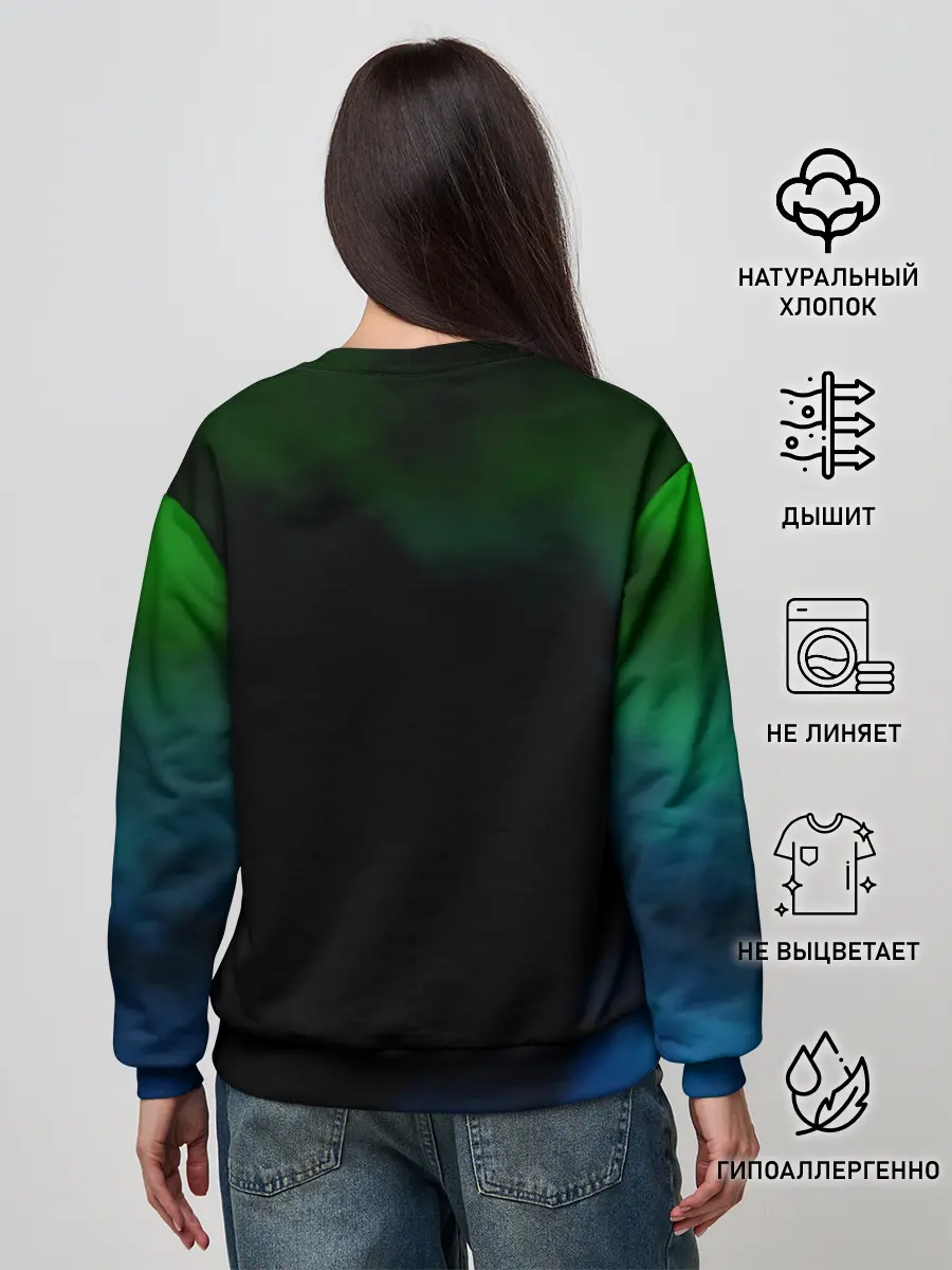 Женский свитшот / Гию и Танджиро Kimetsu no Yaiba