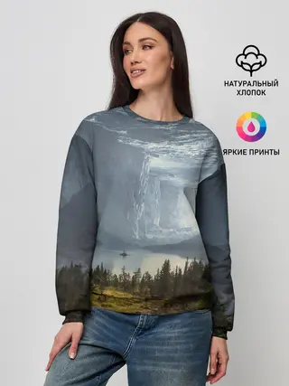 Женский свитшот / Фантастический пейзаж
