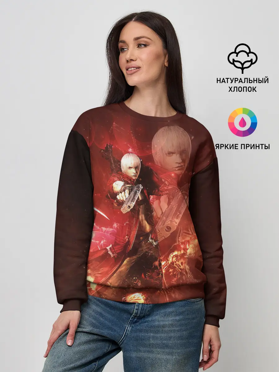 Женский свитшот / Молодой Данте