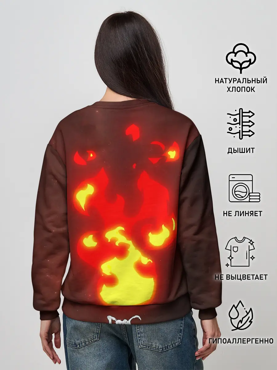 Женский свитшот / Молодой Данте